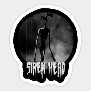 Scary Siren Head vintage meme Sticker